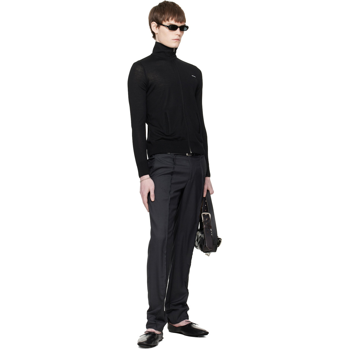 HODAKOVA Black Knitted Tracksuit Sweater