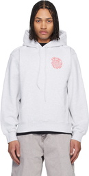 Carhartt Work In Progress Gray Spiral Hoodie