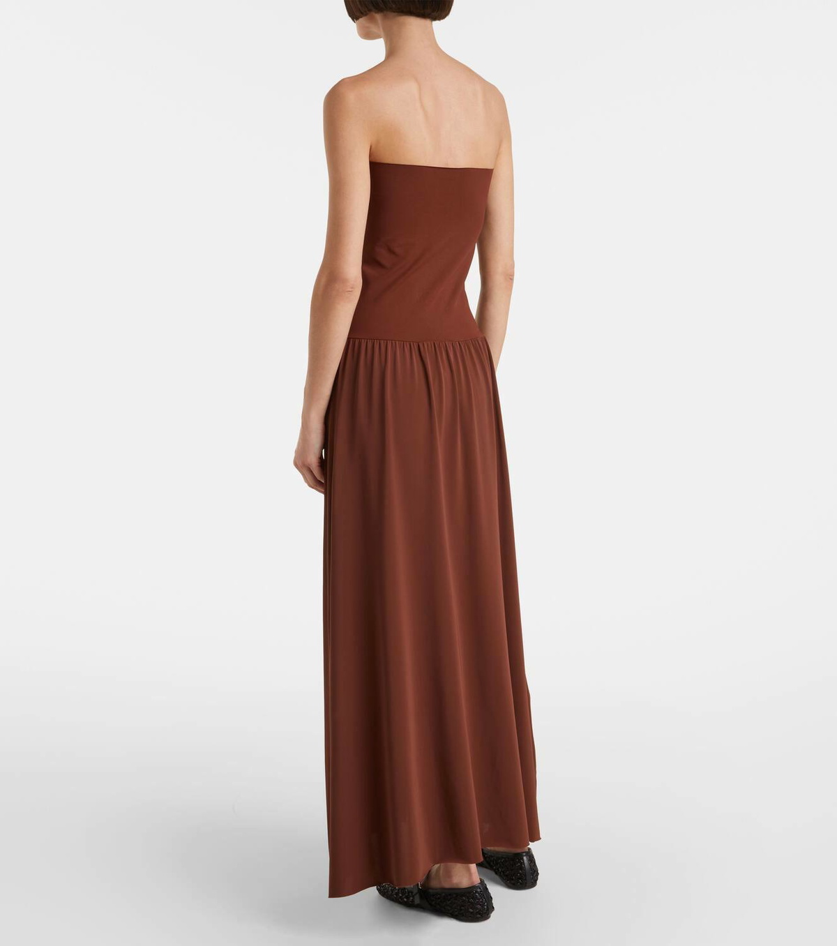 Eres Oda pleated maxi dress