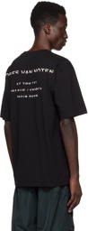 Dries Van Noten Black Print T-Shirt