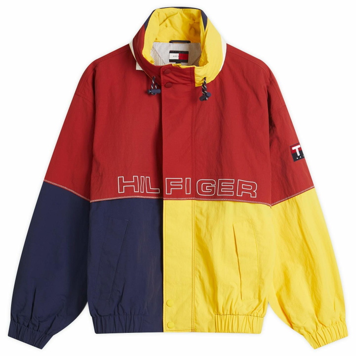 Photo: Tommy Jeans Men's Gi Sailing Colour Block Regatta Jacket in Red