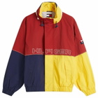 Tommy Jeans Men's Gi Sailing Colour Block Regatta Jacket in Red
