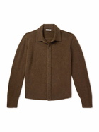 The Row - Lautaro Virgin Wool and Cashmere-Blend Cardigan - Brown