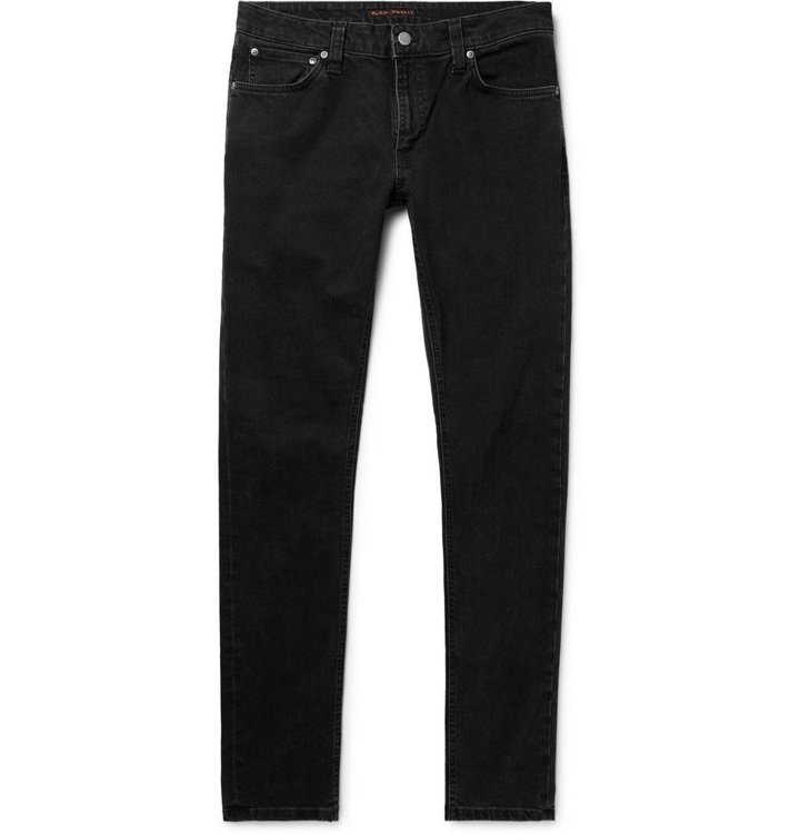 Photo: Nudie Jeans - Skinny Lin Organic Stretch-Denim Jeans - Black