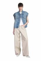 Haikure Bethany Pants In Beige Leather