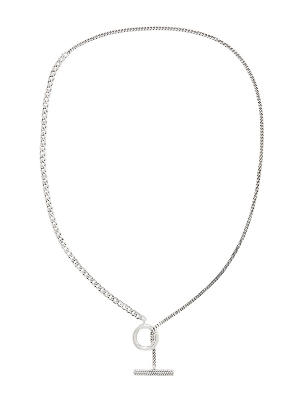 Photo: Bottega Veneta - Intrecciato Sterling Silver Necklace