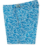 Orlebar Brown - Bulldog Mid-Length Printed Swim Shorts - Blue