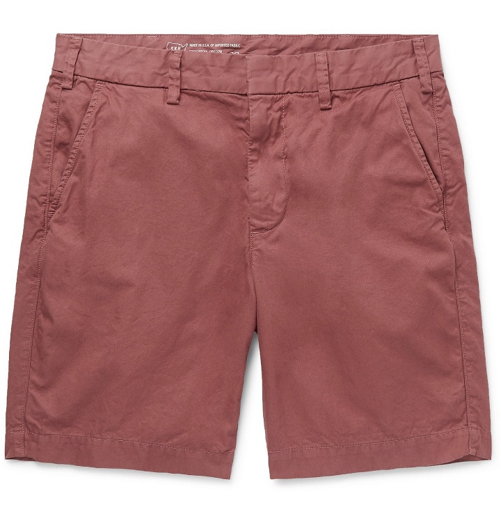 Photo: Save Khaki United - Cotton-Twill Bermuda Shorts - Pink