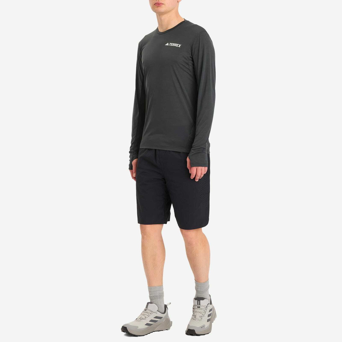 Adidas Terrex Xperior Climacool+ Long Sleeve T-Shirt in Carbon