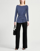Chiara Boni La Petite Robe Womens Top Slate in Blue