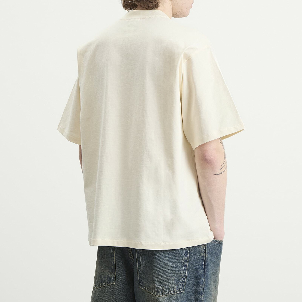 Adidas Men's Illust Gfx T-Shirt in Cream White