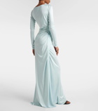 Givenchy Draped jersey gown