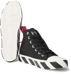 Off-White - Logo-Appliquéd Canvas Sneakers - Black