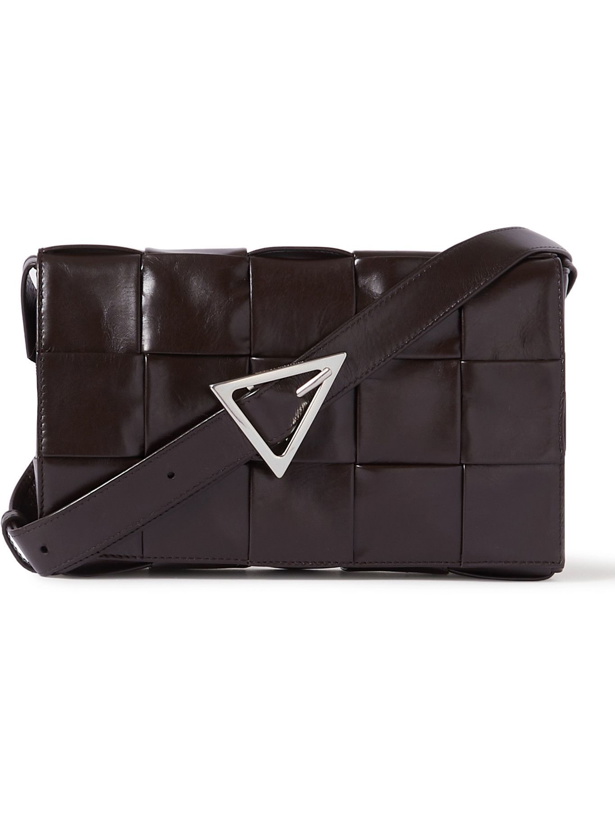 Photo: BOTTEGA VENETA - Intrecciato Leather Messenger Bag