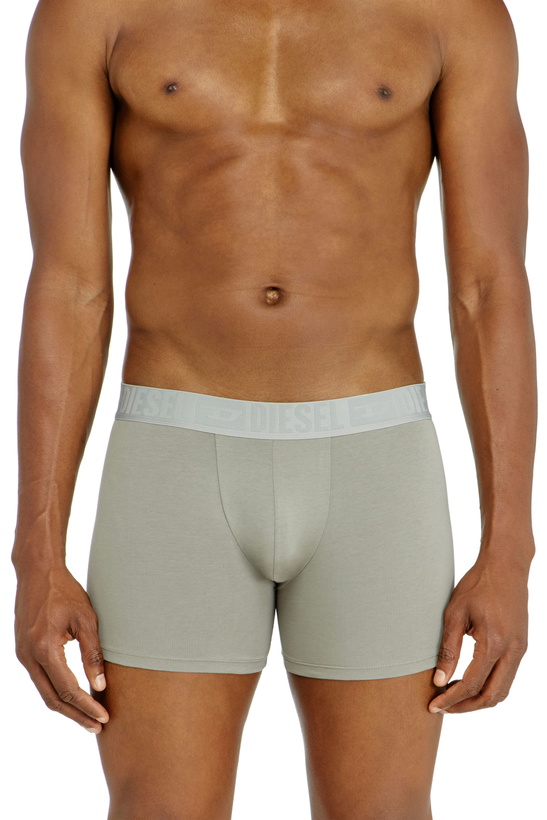 Photo: Diesel Three-pack boxer briefs in stretch cotton - Boxer briefs Mens in Multicolor