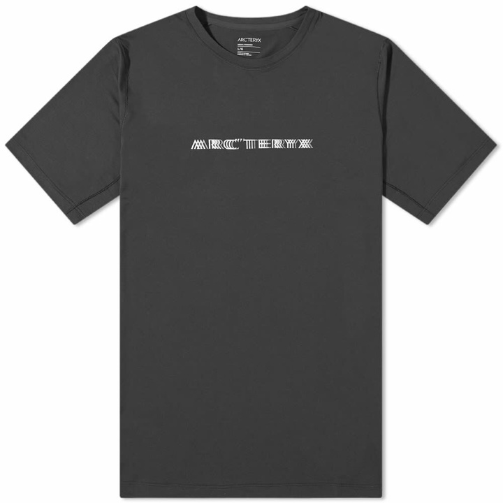 Photo: Arc'teryx Men's Cormac Arc'Word T-Shirt in Black