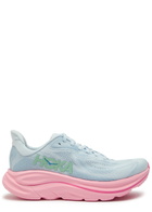 Hoka Clifton 10 Mesh-knit Sneakers Blue