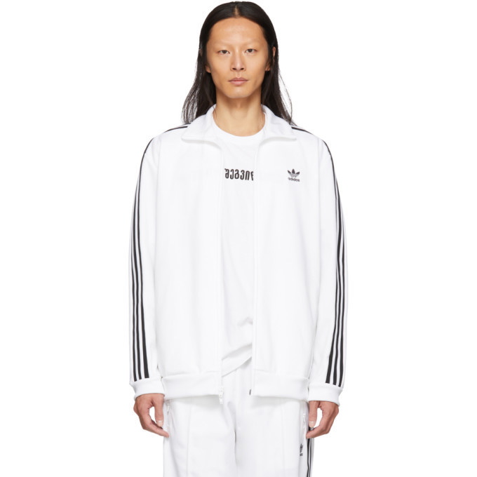 Photo: adidas Originals White Franz Beckenbauer Track Jacket