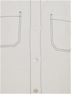 'S MAX MARA Daria Linen Shirt with Stitching Details