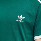 Adidas Men's 3-Stripe T-shirt in Collegiate Green