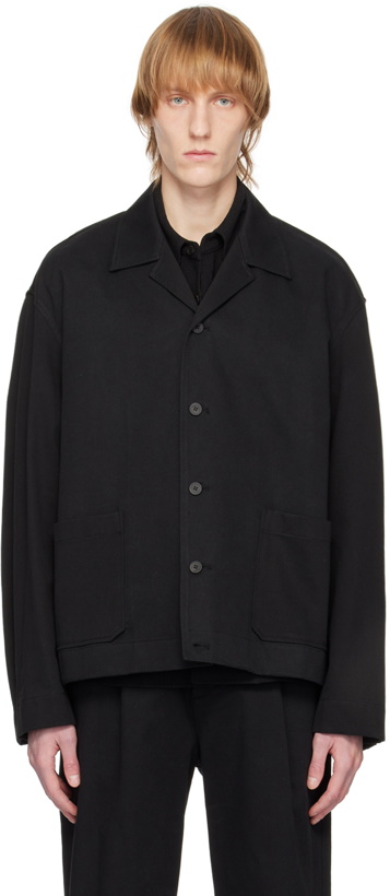 Photo: LE17SEPTEMBRE Black Button-Up Jacket