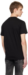 Dsquared2 Black Surf Board Cool T-Shirt