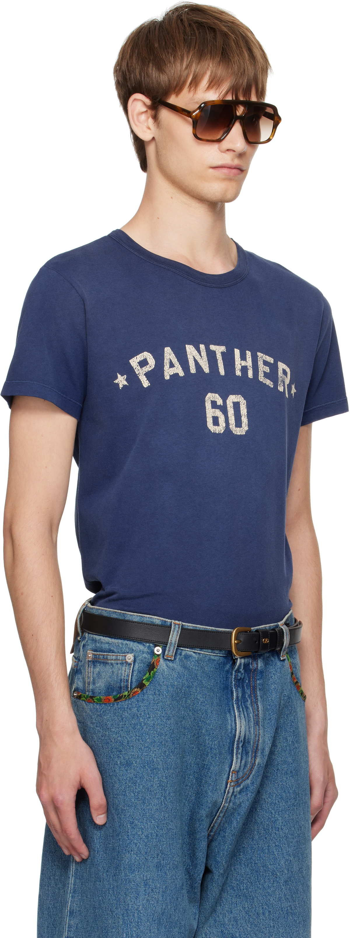 Valentino Navy 'Chez Valentino' T-shirt