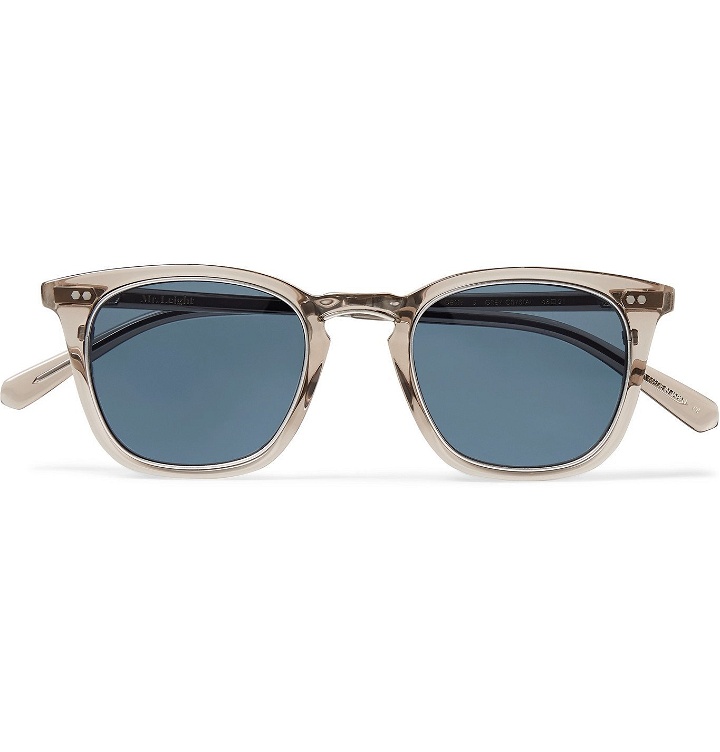 Photo: Mr Leight - Getty S Square-Frame Acetate and Titanium Sunglasses - Gray