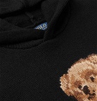 Polo Ralph Lauren - Bear-Intarsia Wool Hoodie - Black