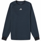 Adidas Running Men's Adidas Ultimate CTE Warm Long Sleeve T-Shirt in Black