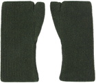 Sinéad O’Dwyer Khaki Fingerless Gloves