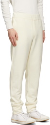 Jil Sander Off-White Cotton Lounge Pants