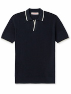 Orlebar Brown - Horton Merino Wool Polo Shirt - Blue