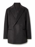 ssstein - Double-Breasted Cashmere Blazer - Brown