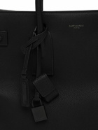 SAINT LAURENT - Logo Leather Tote Bag