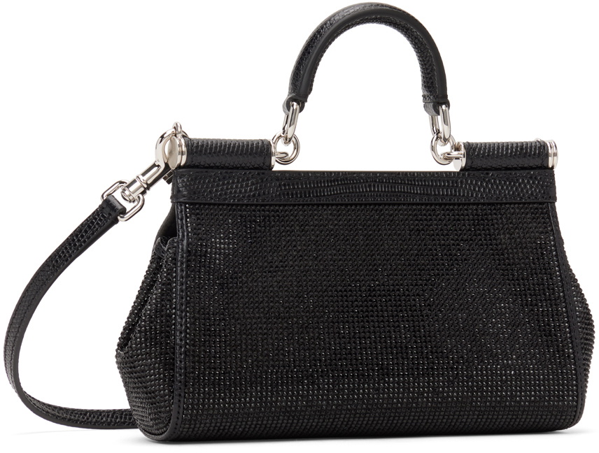 Dolce&Gabbana Small Sicily Bag Leather Black, Mini Bag