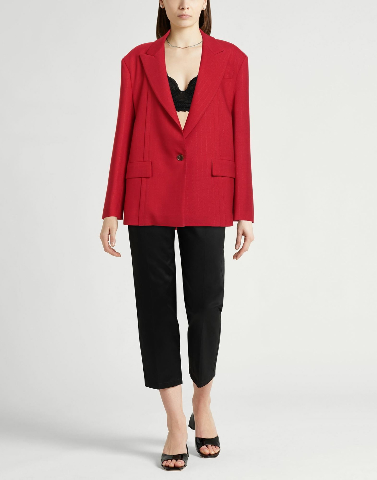 Erika Cavallini Womens Blazer in Red