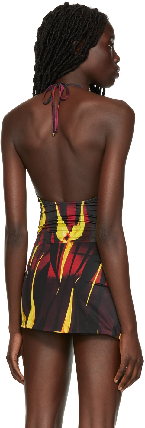 Louisa Ballou Red Printed Tank Top