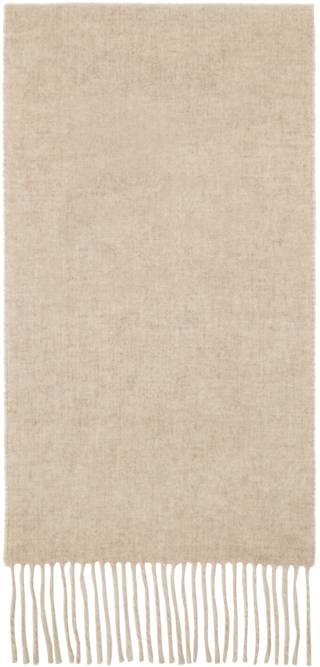 JACQUEMUS Beige Les Classiques 'L'écharpe Jacquemus' Scarf