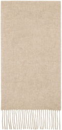 JACQUEMUS Beige Les Classiques 'L'écharpe Jacquemus' Scarf
