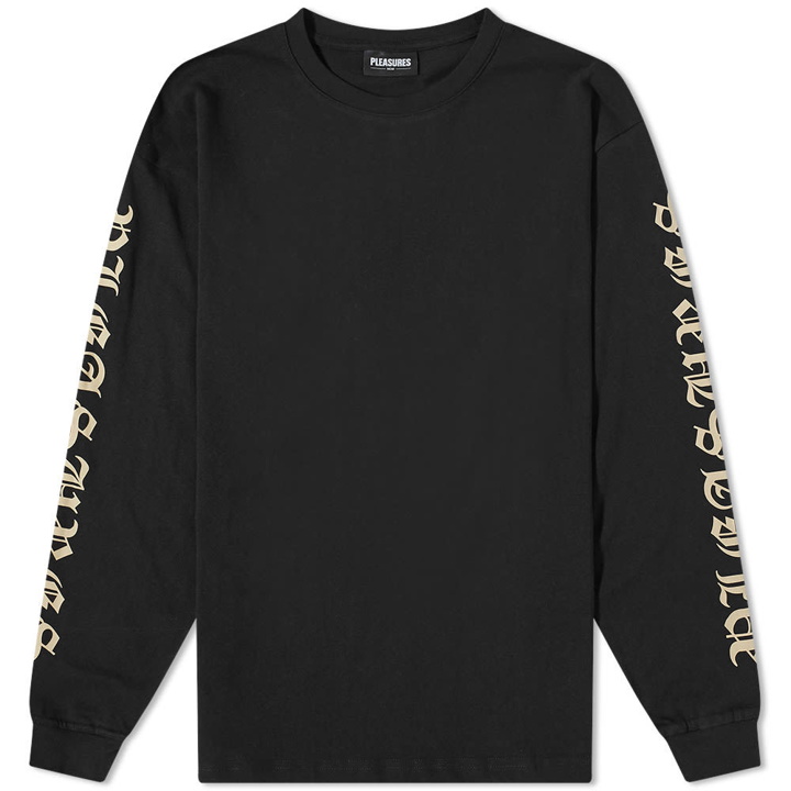 Photo: PLEASURES Long Sleeve Old E Heavyweight Tee