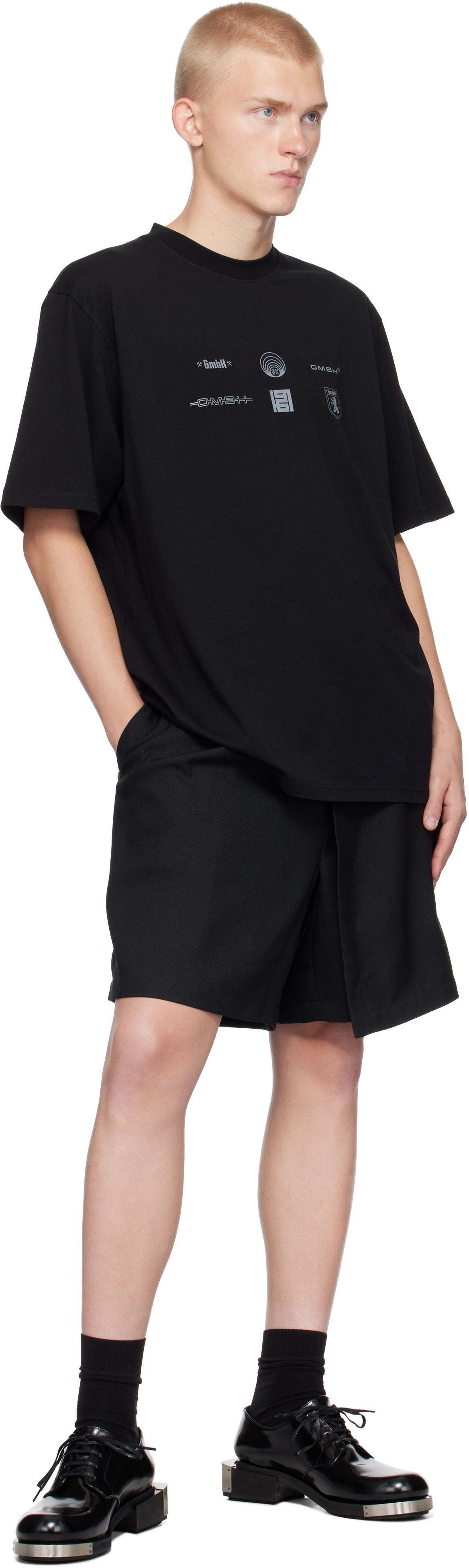 GmbH Black Qalbi Shorts