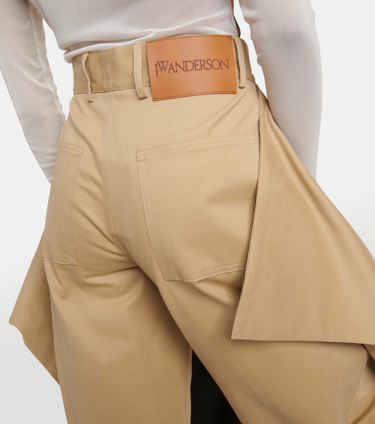 Pants JW ANDERSON Woman color Yellow Cream