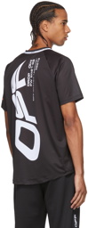 Off-White Black & White Active Logo Mesh T-Shirt