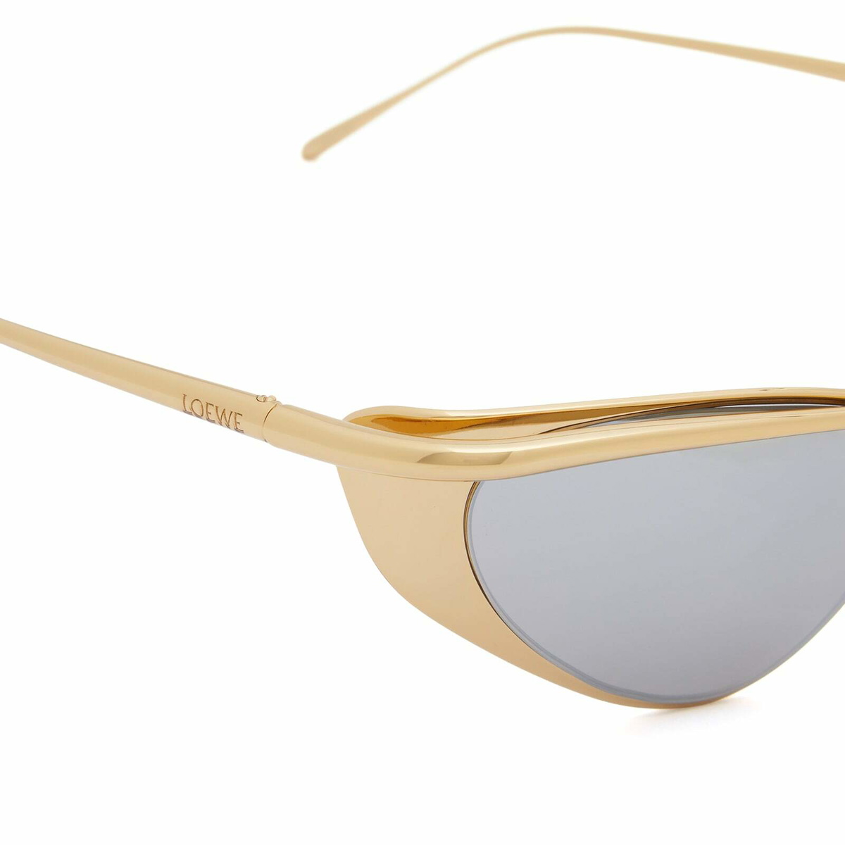 Loewe Eyewear Metal Sunglasses in Yellow 