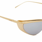 Loewe Eyewear Metal Sunglasses in Yellow 