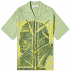 JW Anderson Men's POL Print Vacation Shirt in Green