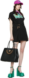 Versace Green Medusa Aevitas Platform Heels