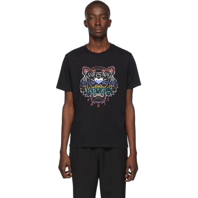 Photo: Kenzo Black Gradient Tiger T-Shirt