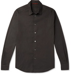 Barena - Slim-Fit Cotton-Twill Shirt - Gray